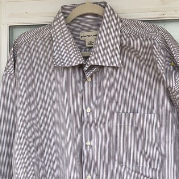 Take 50% OFF- Pronto Uomo Men’s Dress Shirt, Size-2XL - Picture 2 of 11